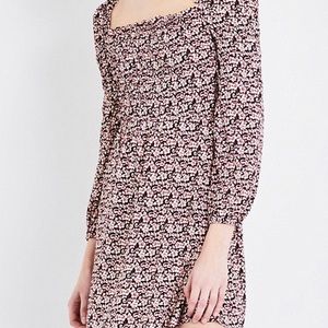 Maje Ranael Printed Crepe Mini Dress